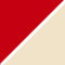 Burgundy Red - Beige Cream