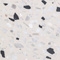 Elfenbeinfarbener Terrazzo - Schwarz
