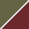 Verde oliva intenso - Rosso vinaccia