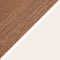 Dark Wood Brown - Glacial White