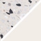 Ivory And Black Terrazzo - Glacial White