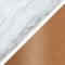 Guangxi White Marble - Brushed Rose Gold