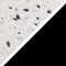 Terrazo Marfil y Negro - Negro