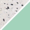 Terrazzo Kość Słoniowa i Czerń - Zielona Rajska Wyspa