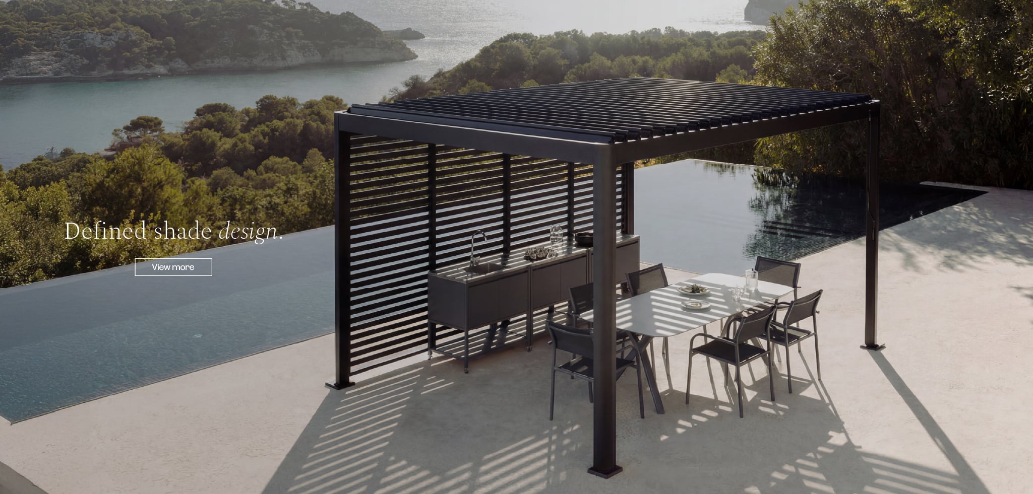 Bioklimatische Pergolen