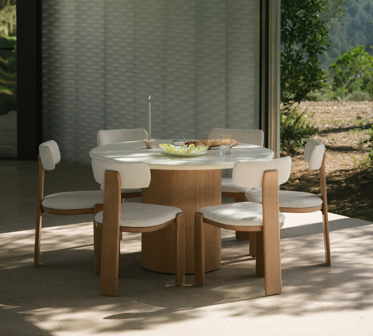 Gartentisch mit -stühlen