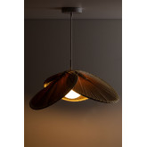 Lampada da Soffitto in Foglia di Cocco (Ø53 cm) Kilda, immagine in miniatura 3