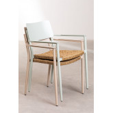 Pack da 2 sedie da giardino impilabili in alluminio Amadeu, immagine in miniatura 6