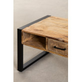 Tavolino da caffè in legno riciclato (90x45 cm) Keblar , immagine in miniatura 6