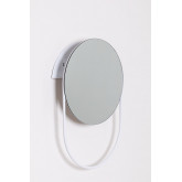 Specchio portasciugamani da parete rotondo in acciaio (Ø50cm) Vor, immagine in miniatura 1