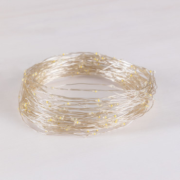 Ghirlanda Led Con Caricatore Solare (2 M) Jenin Bianco Caldo - Sklum