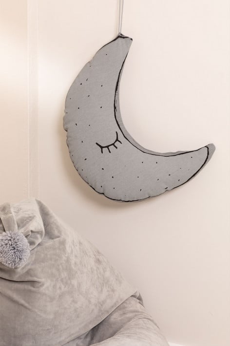 Cuscino fluorescente in cotone Lluny Kids