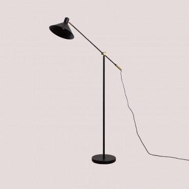 Lampada Da Terra Francis Nero - Sklum
