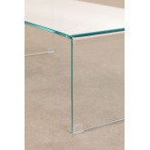 Tavolino in vetro trasparente (110x55 cm) Crhis, immagine in miniatura 6