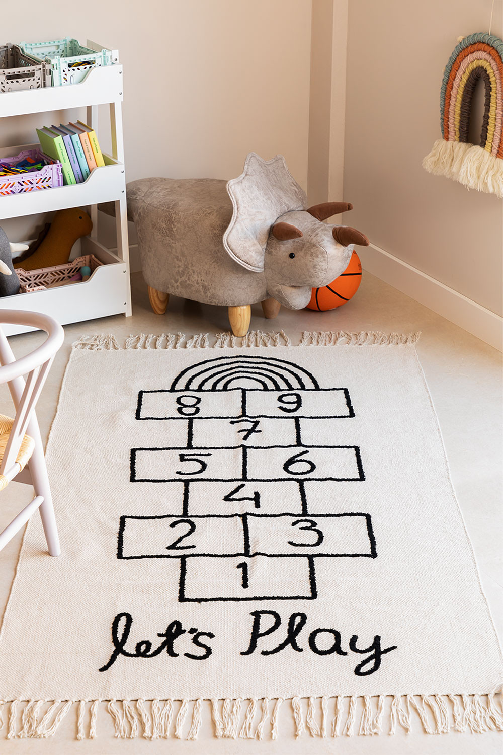 animali dei cartoni animati 60 x 40 cm per decorazioni domestiche Kit di tappeti con gancio a scatto per la realizzazione di tappeti MD-006 