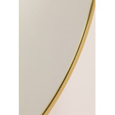 Specchio da parete rotondo in metallo Siloh Gold, immagine in miniatura 5