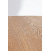 Tavolo Rotondo in MDF e Acciaio  (Ø100 cm) Laho, immagine in miniatura 4