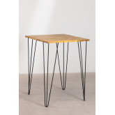Tavolo alto quadrato in legno di mango (80x80 cm) Meriem, immagine in miniatura 2