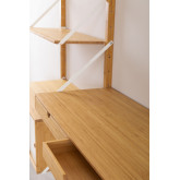 Scaffale da parete modulare in bambù Kolex, immagine in miniatura 5