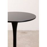 Tavolo Alto Rotondo in MDF e Metallo (Ø60 cm) Ivet Style, immagine in miniatura 3