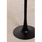 Tavolo Alto Rotondo in MDF e Metallo (Ø60 cm) Ivet Style, immagine in miniatura 4