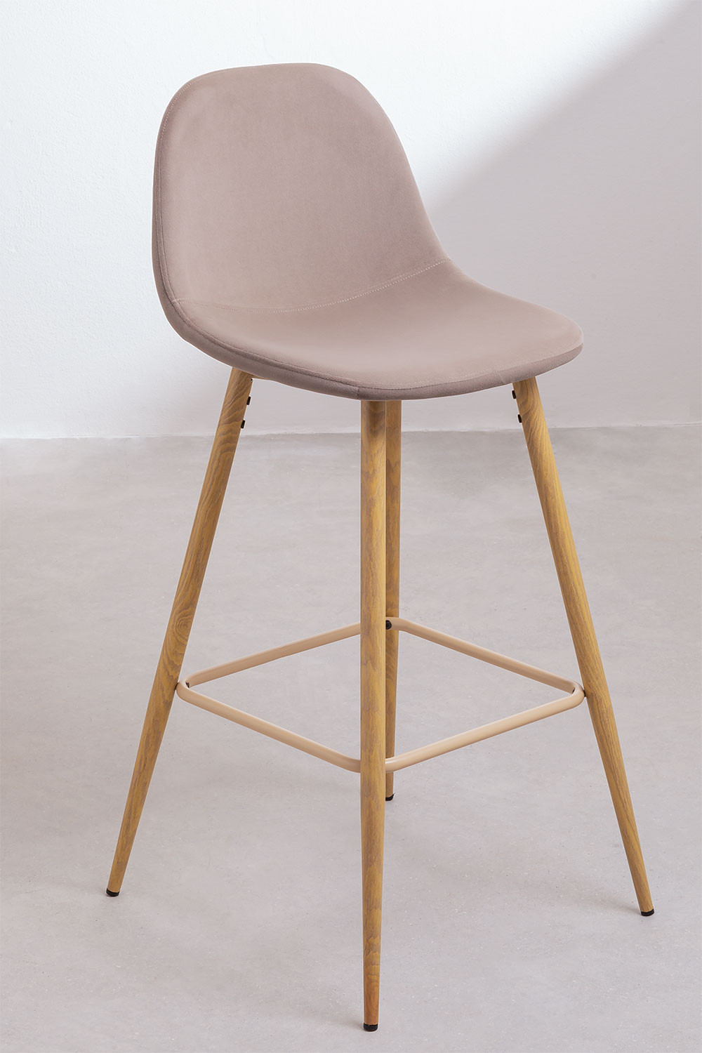 Sedia In Velluto Glamm - Design Moderno Con Gambe In Acciaio Per Sala Da Pranzo E Soggiorno - Foto 6