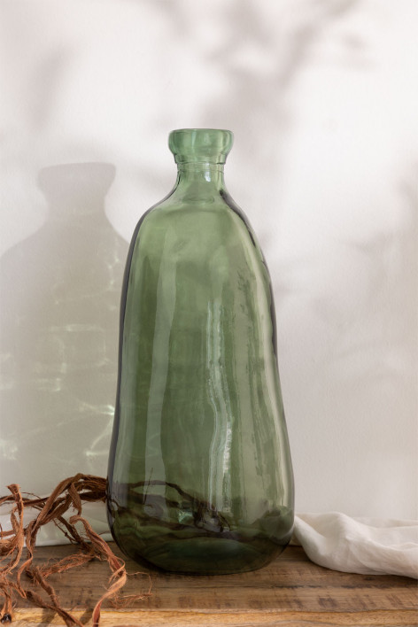 Vaso in vetro riciclato 42 cm. Pezzo Singolo