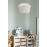 Lampada da soffitto in carta intrecciata Libel, immagine in miniatura 2
