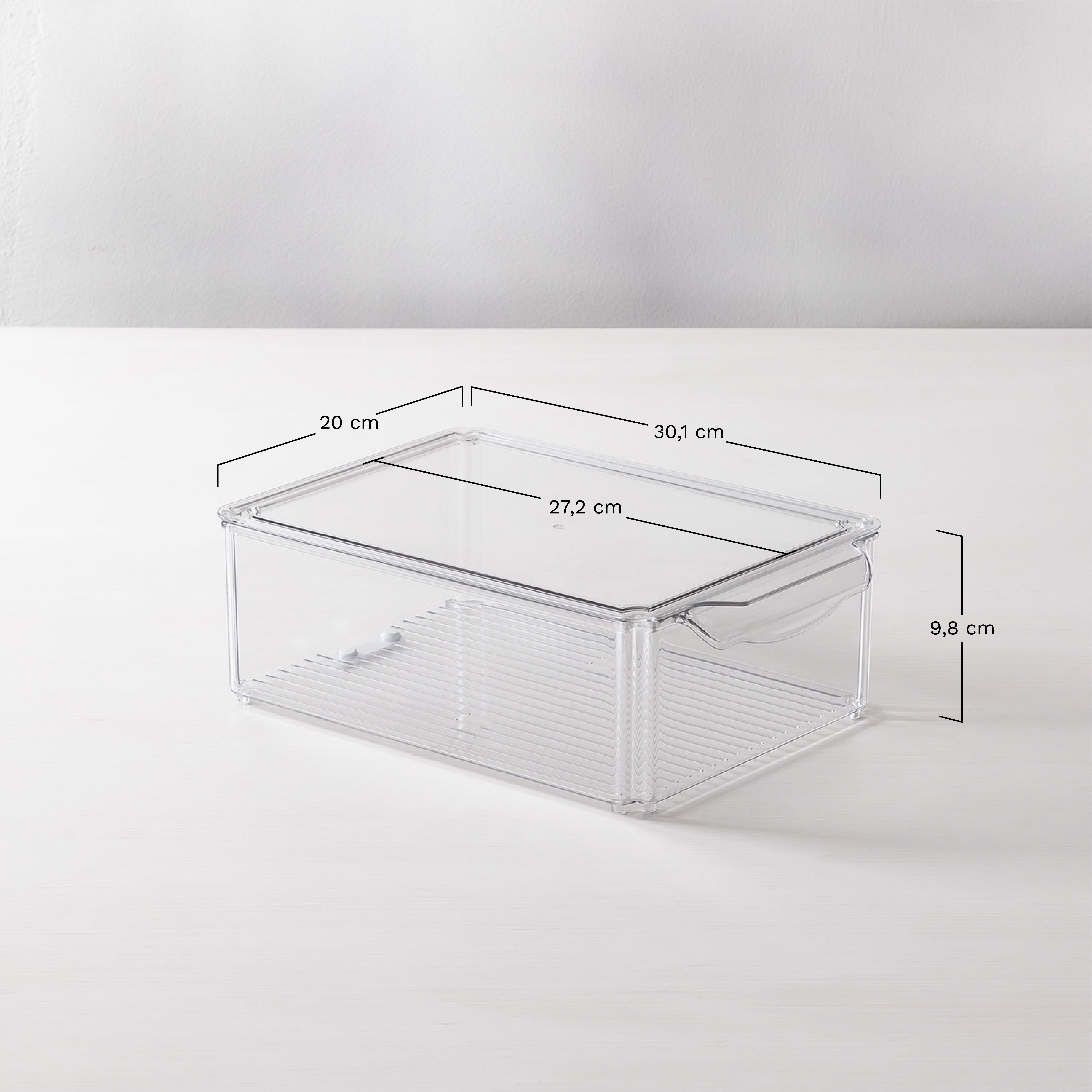 Organizer per frigorifero Ixetes, MISURE