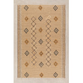 Tappeto in juta e cotone (244x157 cm) Nassu, immagine in miniatura 2