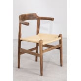 Nuova sedia da pranzo in legno Noel, immagine in miniatura 2