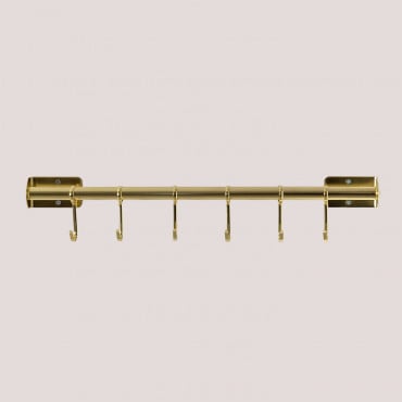 Portautensili Da Cucina Sarvy Dorato - Sklum