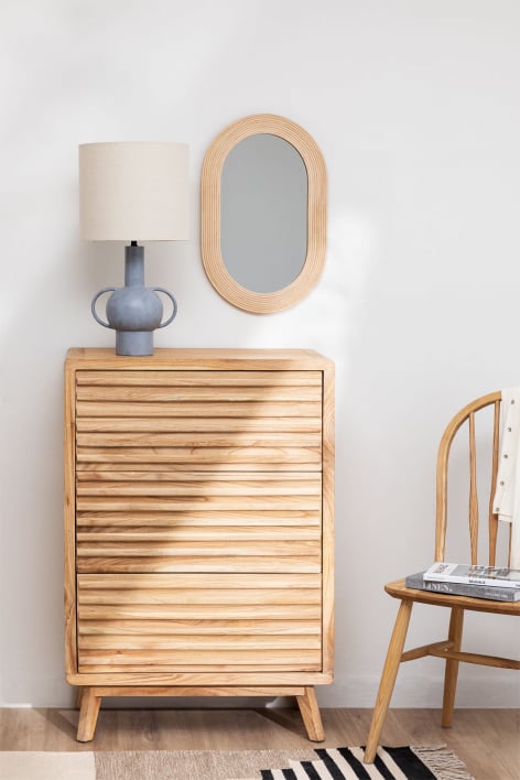 Cassettiera 70x40 cm in legno Deleyna