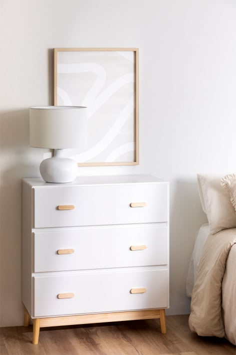 Cassettiera 80x40 cm in MDF Tom