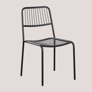 Sedia Da Giardino Olteen Nero - Sklum
