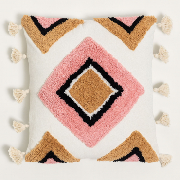 Cuscino Quadrato In Cotone (45x45 Cm) Nikos Multicolore - Sklum