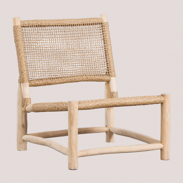 Poltrona Da Giardino In Legno Teak Bientina Legno Di Teak Chiaro - Sklum