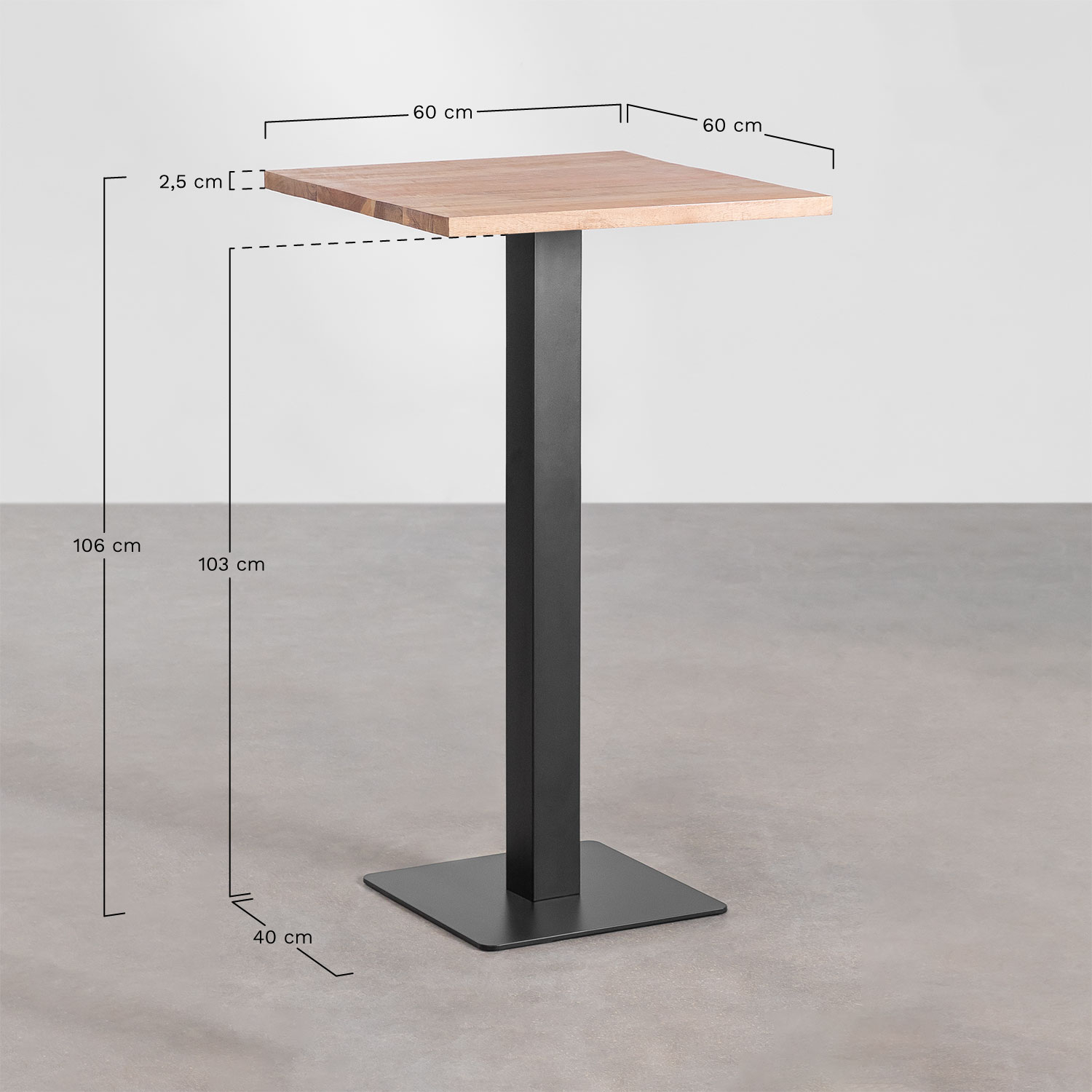 tavolino alto 30x90x30 codice AS11LB