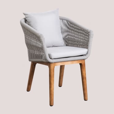 Barker Garden Chairs 2 Pezzi Grigio Ghiaccio - Sklum