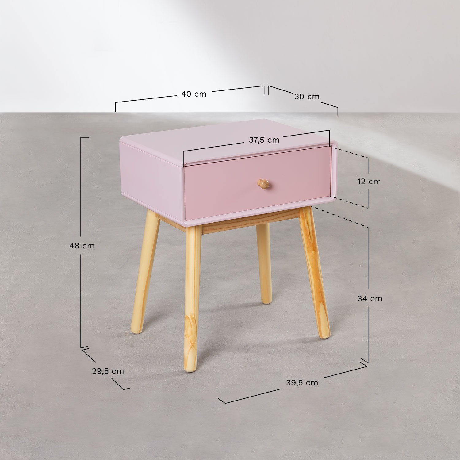 Luckyfu Questo Tavolino da Caffsono Francese Shabby Chich in Legno.Design  Unico e Moderno.Dimensioni del cassetto Laterale: 39 x 46,5 x 11,5 cm (L x  P x A).Tavolo da Caffe tavolino Basso 