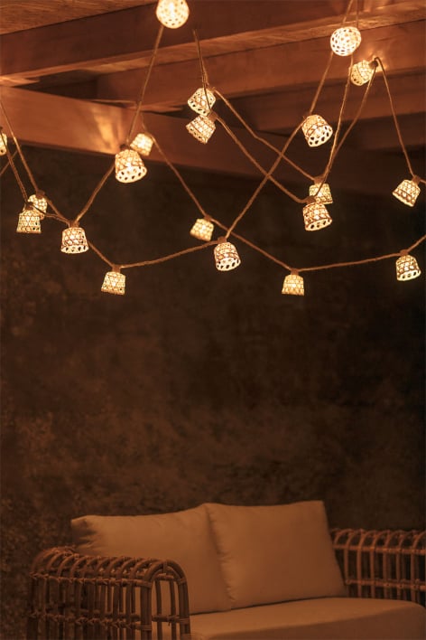 Ghirlanda da giardino con luci LED 15,70 m Ducrot