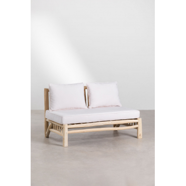 Panchina Da Giardino In Teak 120cm - Per 2 Persone Con Portata 250kg, Design Classico E Resistente - Foto 6