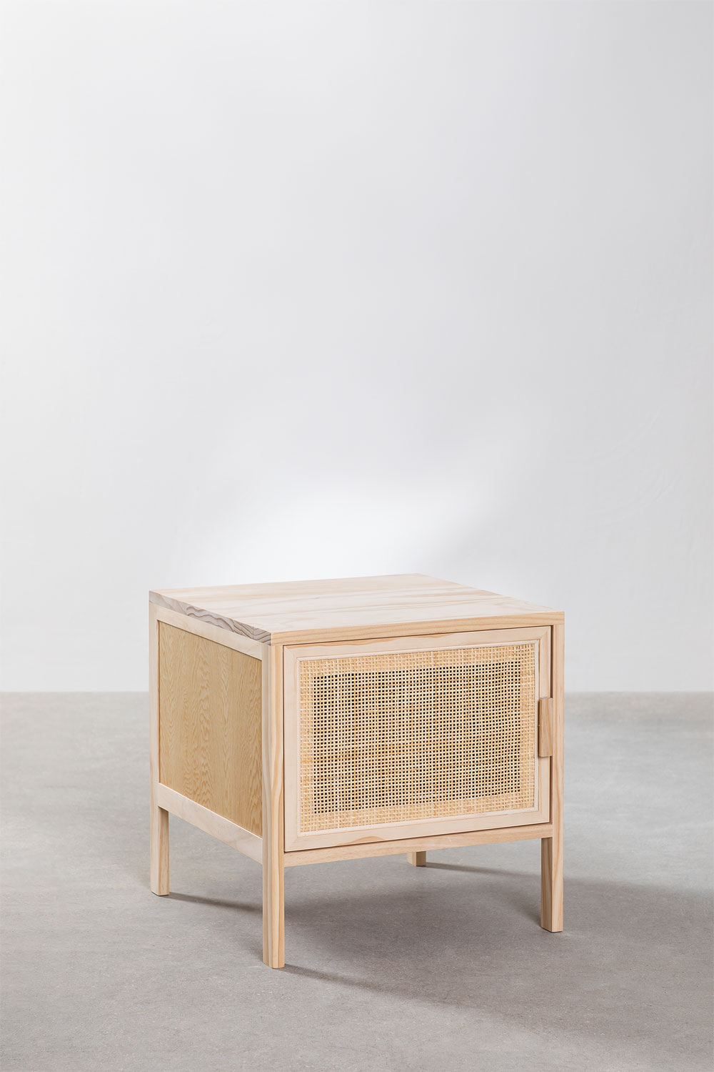 Cassettiera in rattan e legno Reyna Natural Kids - SKLUM