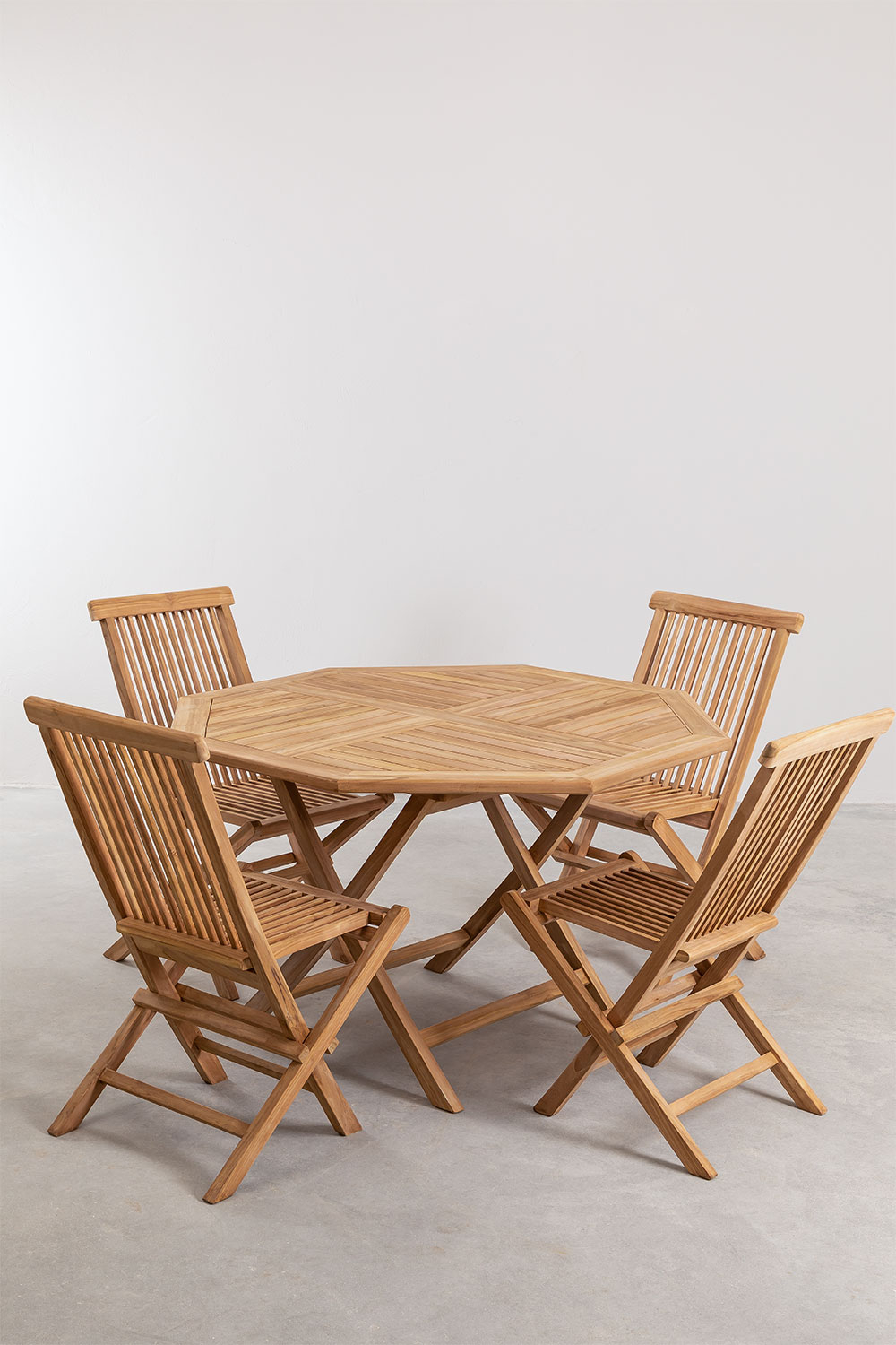 Tavolo alto in legno di pino piano quadrato e piedino in metallo (70x70 cm)  BALDUR (naturale) - AMP Story 9619
