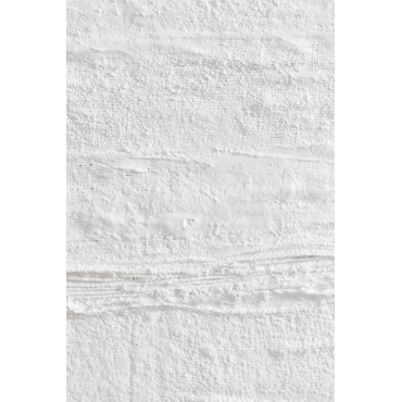 Set Di 2 Quadri Decorativi In Rilievo In Gesso (60x90 Cm) Leclerc Bianco - Sklum