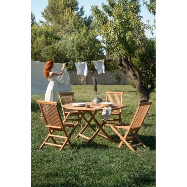 Tidyard Set 4 pz,Tavolo e Sedie da Giardino,per Esterno,Sala da Pranzo,in  Legno di Teak,Set Tavolo e Panca e 2 Sedie da Pranzo da Giardino per  Esterno in Legno,Set Mobili da Giardino,Terrazzo,Paio 