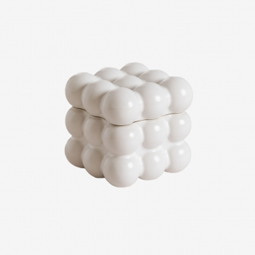 Scatola Decorativa In Ceramica Ivar 10,5 Cm - Sklum