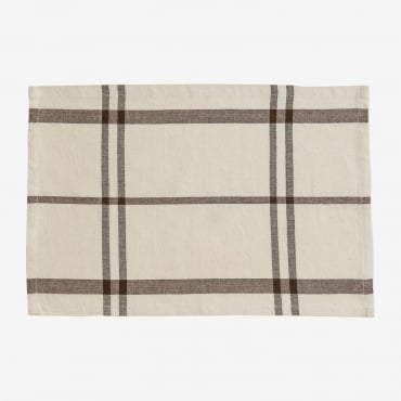 Tovaglia Singola In Cotone Ducase Beige Crema - Sklum