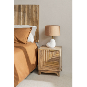 Comodino in legno di mango Baty Design - SKLUM