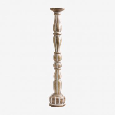 Candelabro In Legno Di Mango Trevelyn ↑82 Cm - Sklum